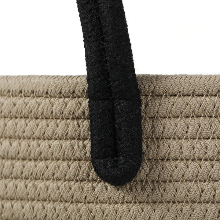 Boho Organic Cotton Rope Storage Basket