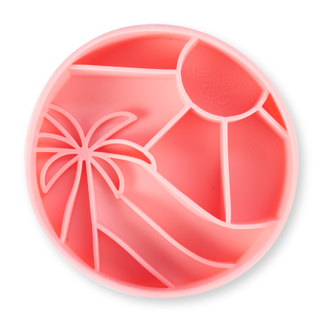 Loco Coco Interactive Slow Feeder Bowl – Dog Food Bowl with Suction, Silicone, BPA-Free