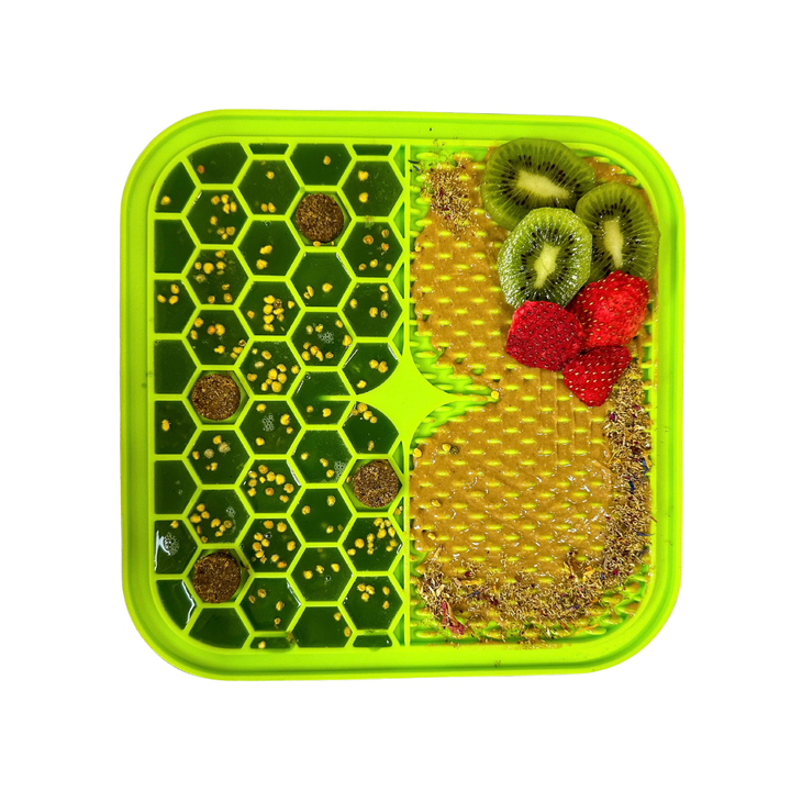Calming Lick Mat for Pets – Enrichment, Digestion, Oral Health, BPA-Free Silicone