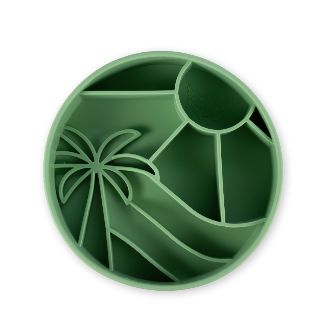 Loco Coco Interactive Slow Feeder Bowl – Dog Food Bowl with Suction, Silicone, BPA-Free