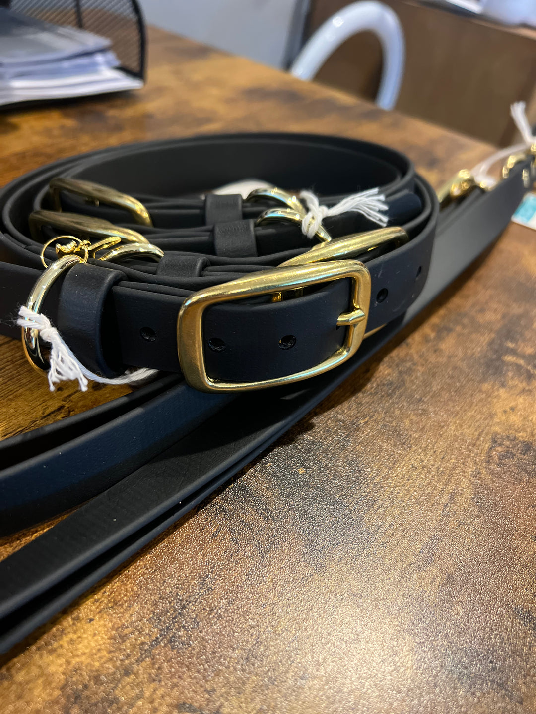 Modern Waterproof Dog Collar | Durable Biothane with Brass Hardware by Fox Moth