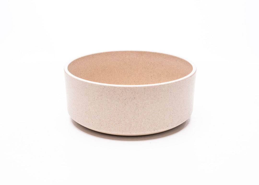 Evergreen Bamboo Pet Dog Cat Bowl in beige | Tobsters - Quality Pet Products