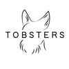 Logo of TOBSTERS with a stylized fox design on a white background