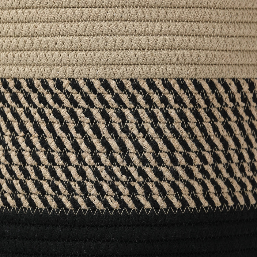 Boho Organic Cotton Rope Storage Basket