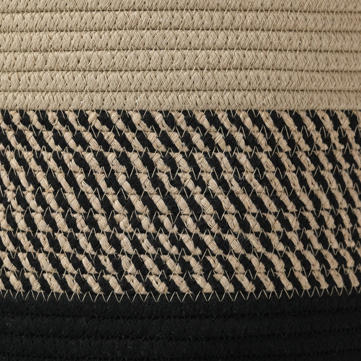 Boho Organic Cotton Rope Storage Basket