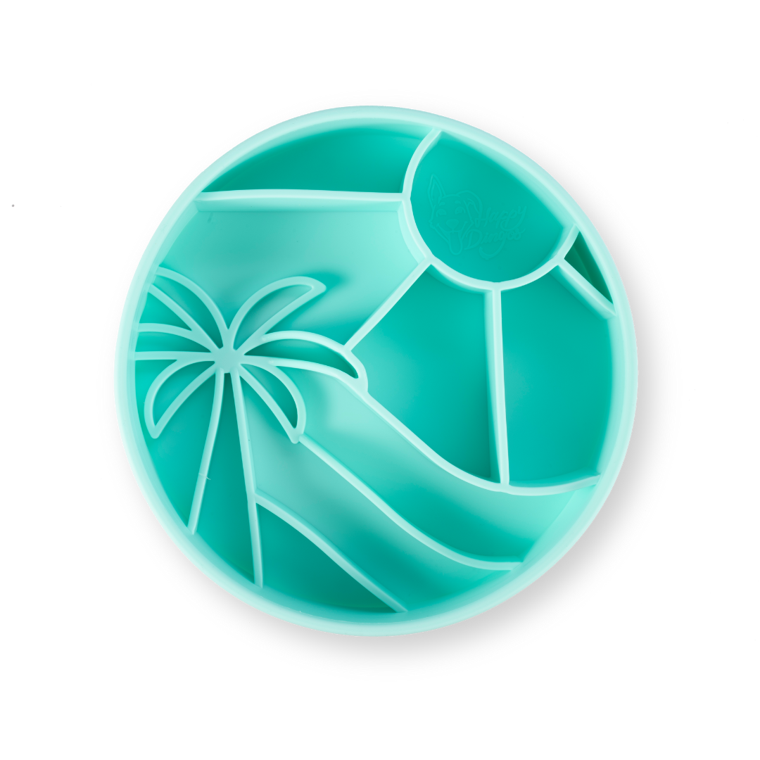 Loco Coco Interactive Slow Feeder Bowl – Dog Food Bowl with Suction, Silicone, BPA-Free